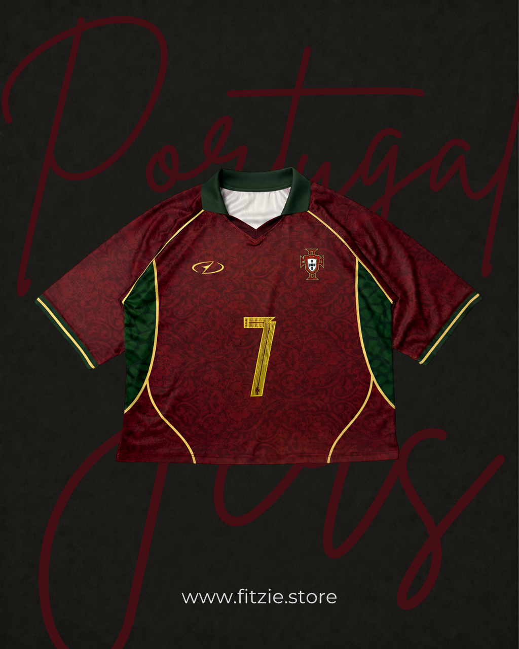Portugal jersy - Boxy Fitted