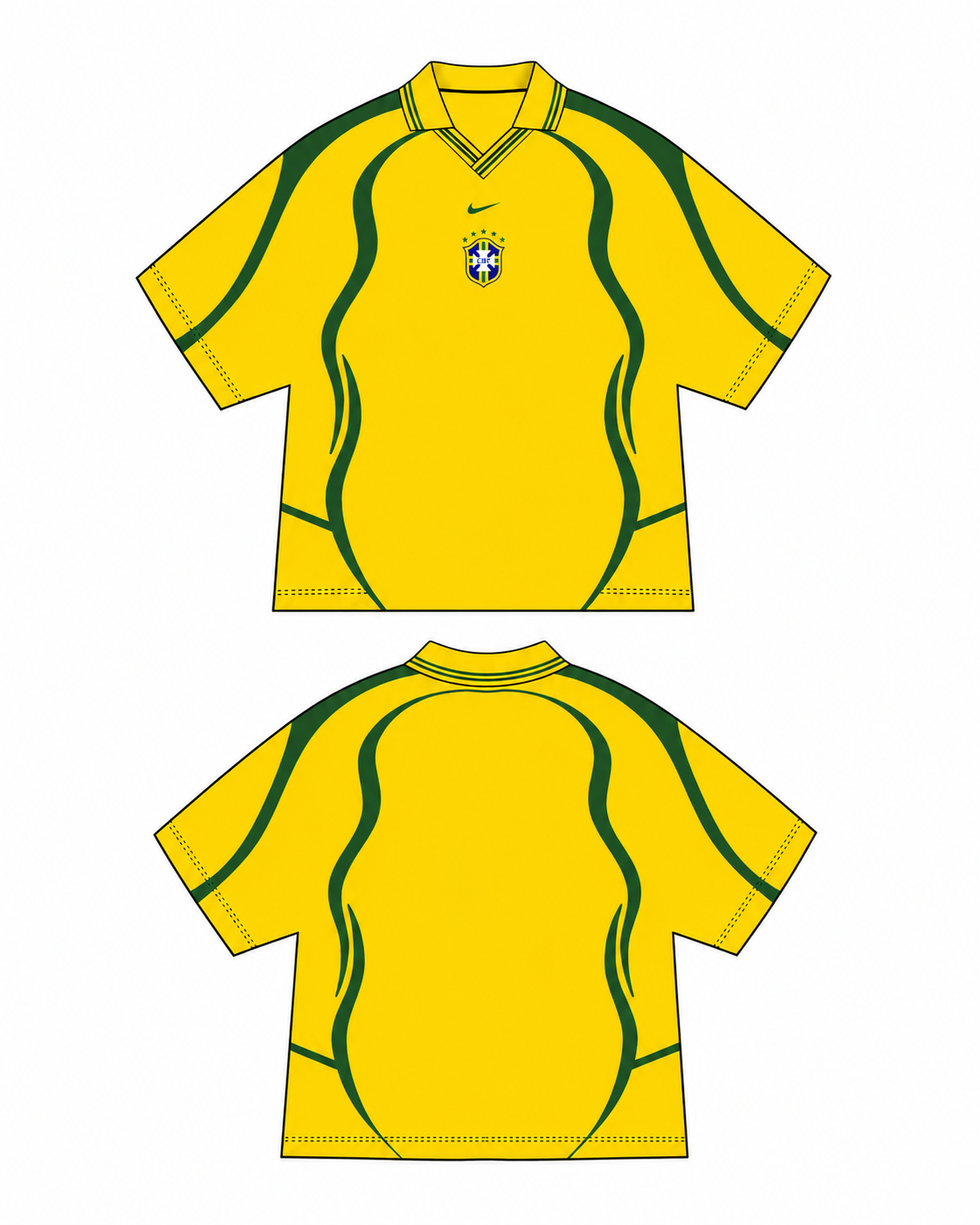 Brazil Jersy - Boxy Fitted