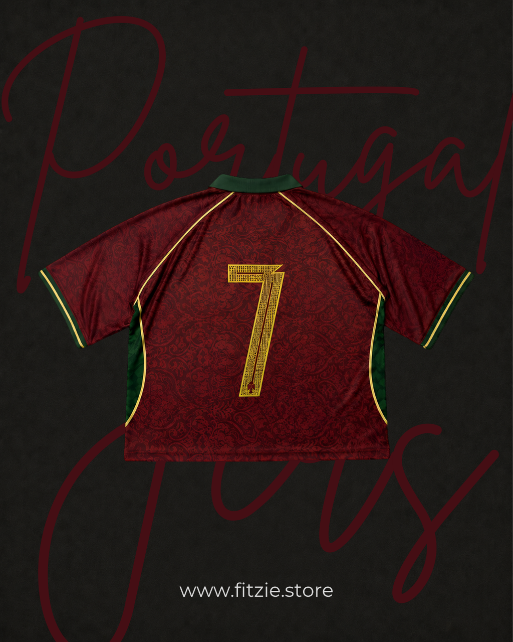 Portugal jersy - Boxy Fitted