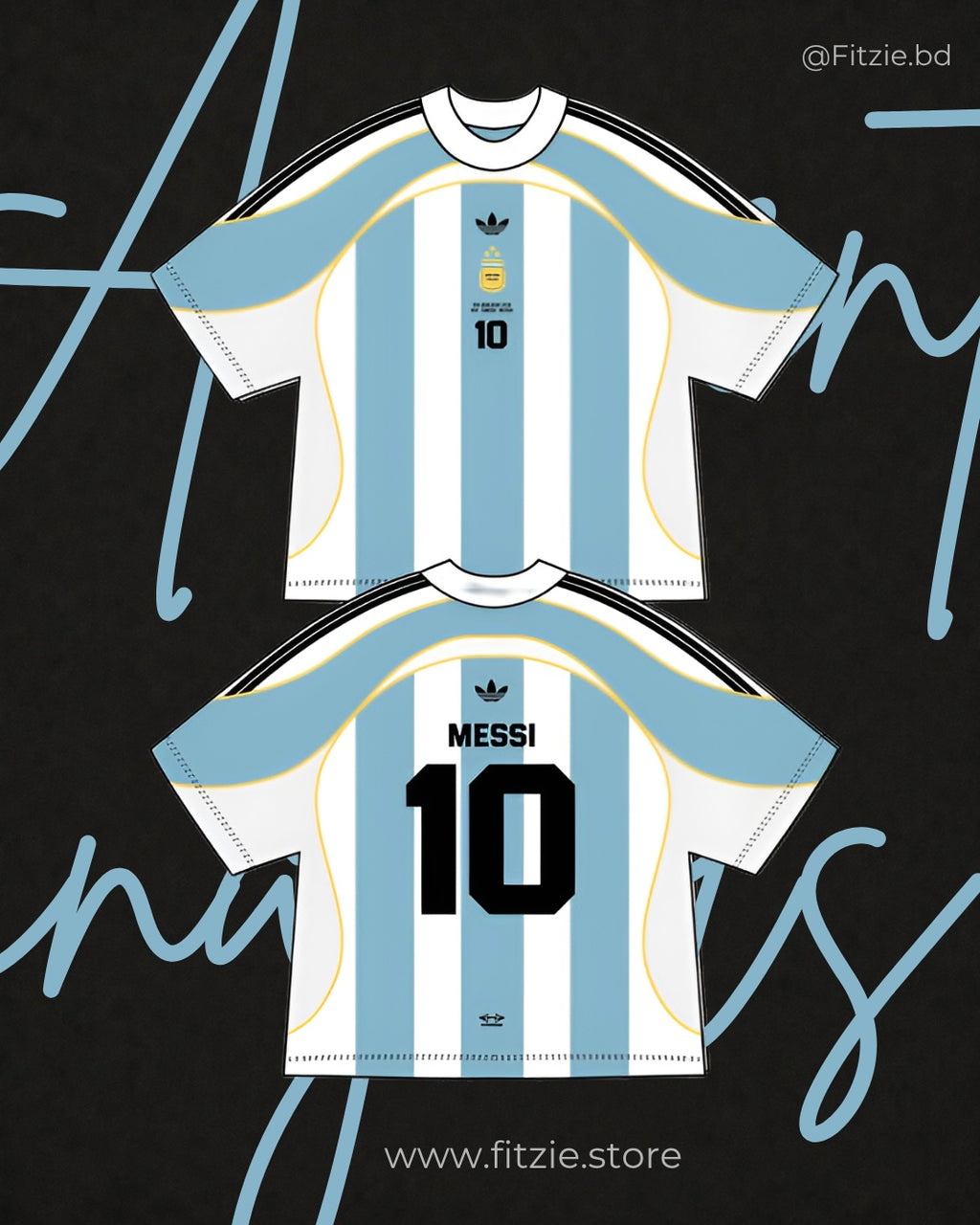 Argentina Jersy - Boxy Fitted