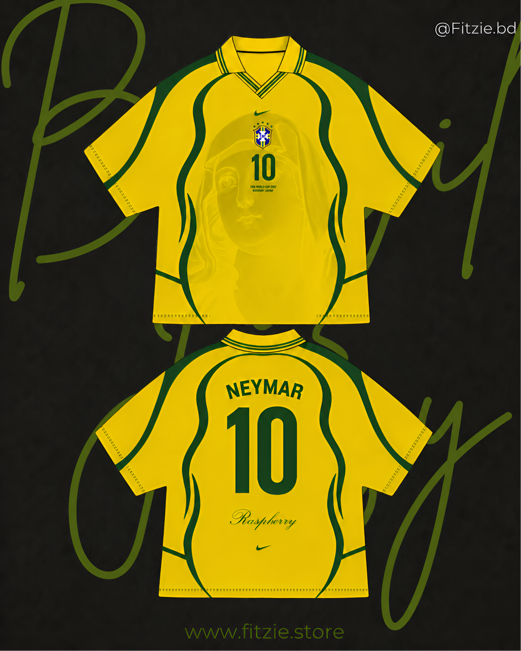 Brazil jersy with collar - Boxy Fitted